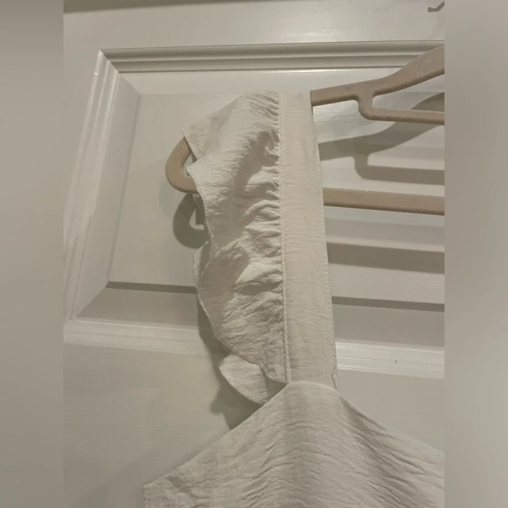 SHEIN- White Maxi Dress- Size Large - Picture 5 of 8